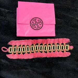 BuDhaGirl Pink and Gold Beaded Bracelet